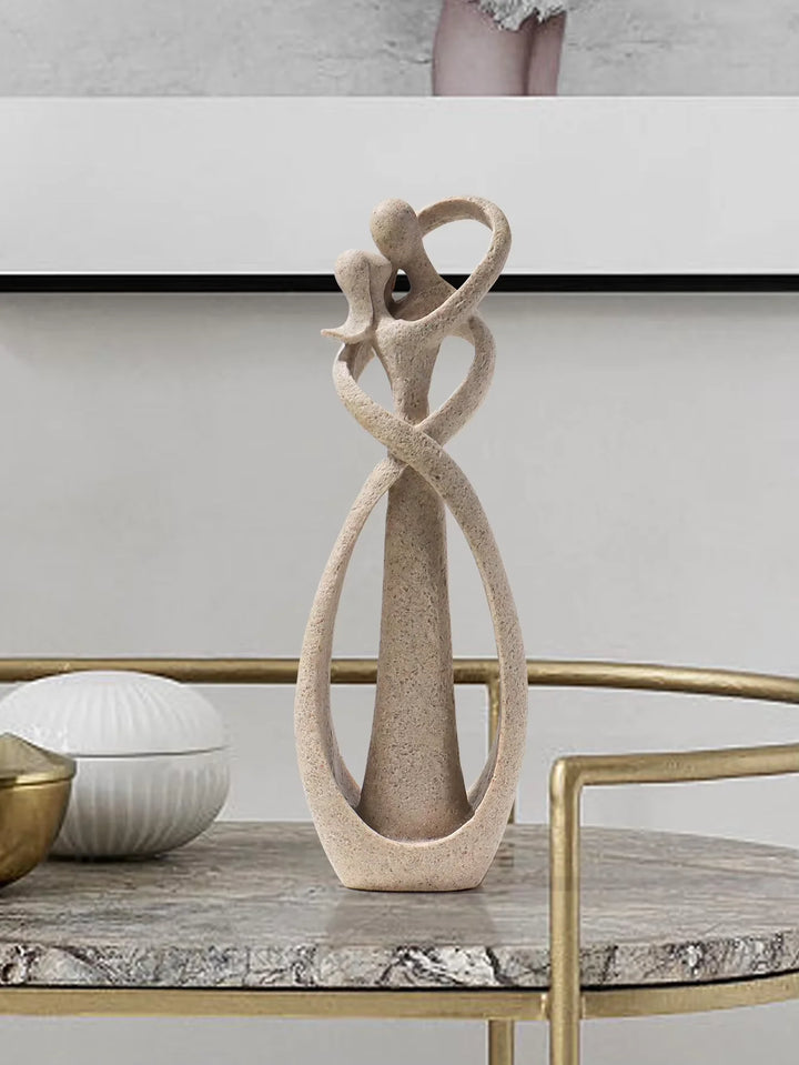 Escultura pareja abrazada estilo nórdico - BL545