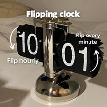 Reloj flip retro de mesa
