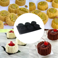 Molde de Silicona 6 Cavidades para Mini Tortas