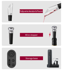 Abridor eléctrico de vino premium