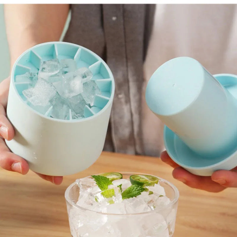 Molde Redondo de Silicona para Hielo