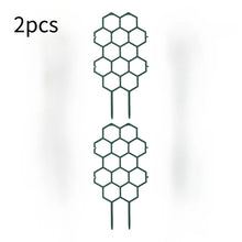 2pcsHoneycomb Design Plant Trellis, Rustproof Plastic Support for Potted Vines and Flowers, Indoor Outdoor Garden Climbing Frame