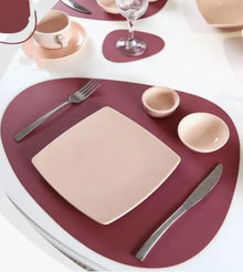 Set de Individuales y Posavasos Impermeables PU