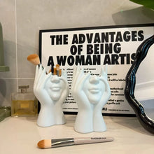Porta lápices cuerpo humano decorativo para escritorio