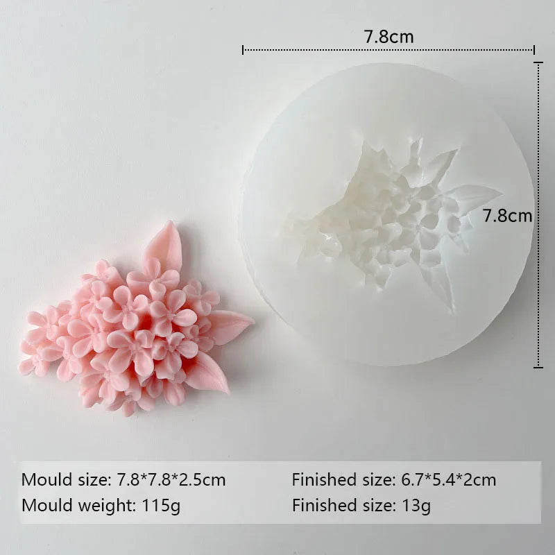 Molde de Silicona 3D para Velas y Jabones