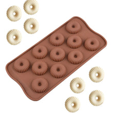 Molde de Silicona 6 Cavidades Espiral para Mousse