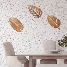 Set de hojas de madera para decoración de pared