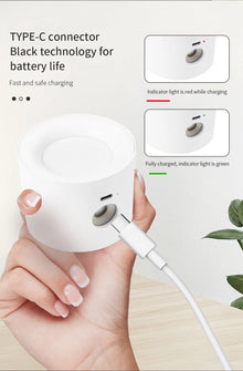 Aplique LED magnético rotativo