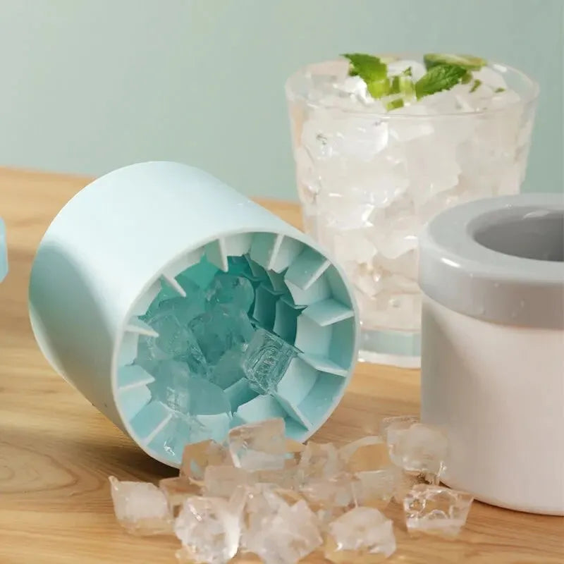 Molde Redondo de Silicona para Hielo