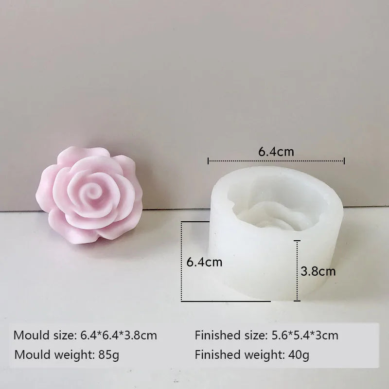 Molde de Silicona 3D para Velas y Jabones