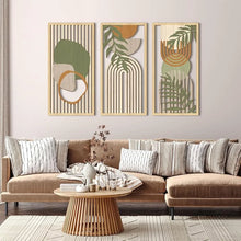Set de 3 paneles boho de madera calada