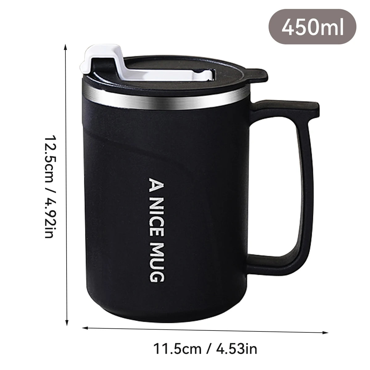 Taza Térmica de Acero Inoxidable 500 ml