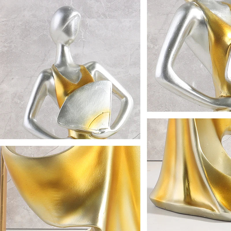 Portavinos figura mujer decorativo - BS821