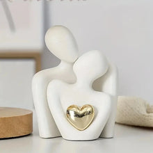 Escultura decorativa Pareja Abrazo