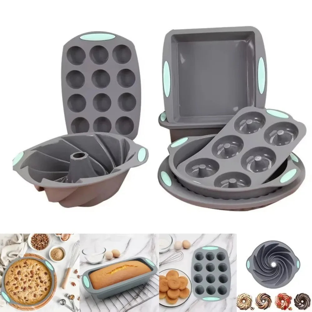 Molde de Silicona para Budín, Pan o Muffin