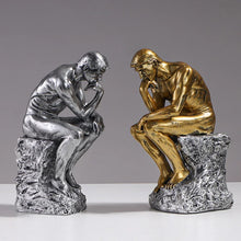 Escultura pensador europeo de resina - BL524