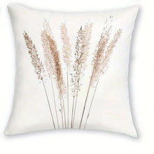 Funda de almohadón boho flores prensadas - A(2D Falt) 45x45cm