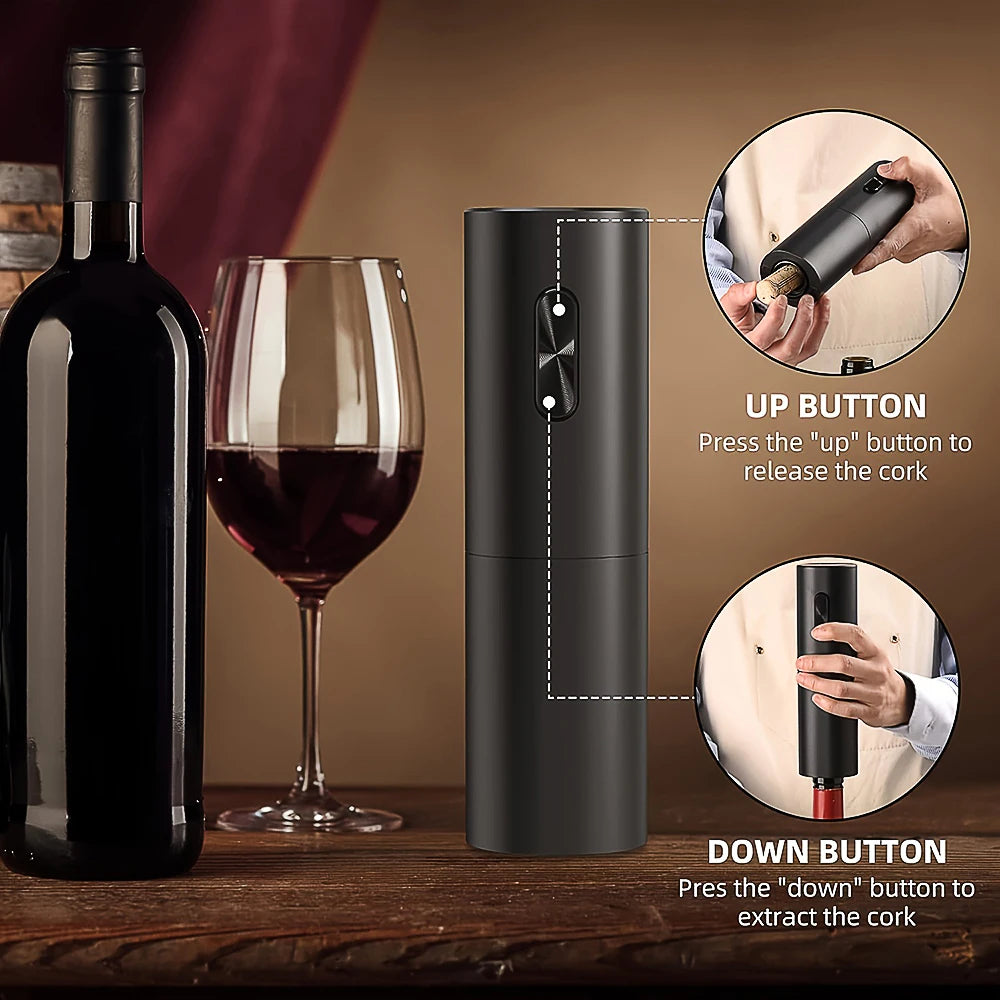 Abridor eléctrico de vino premium