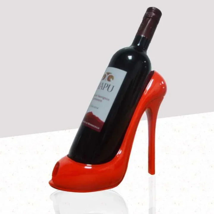 Portavinos decorativo zapato de tacón alto