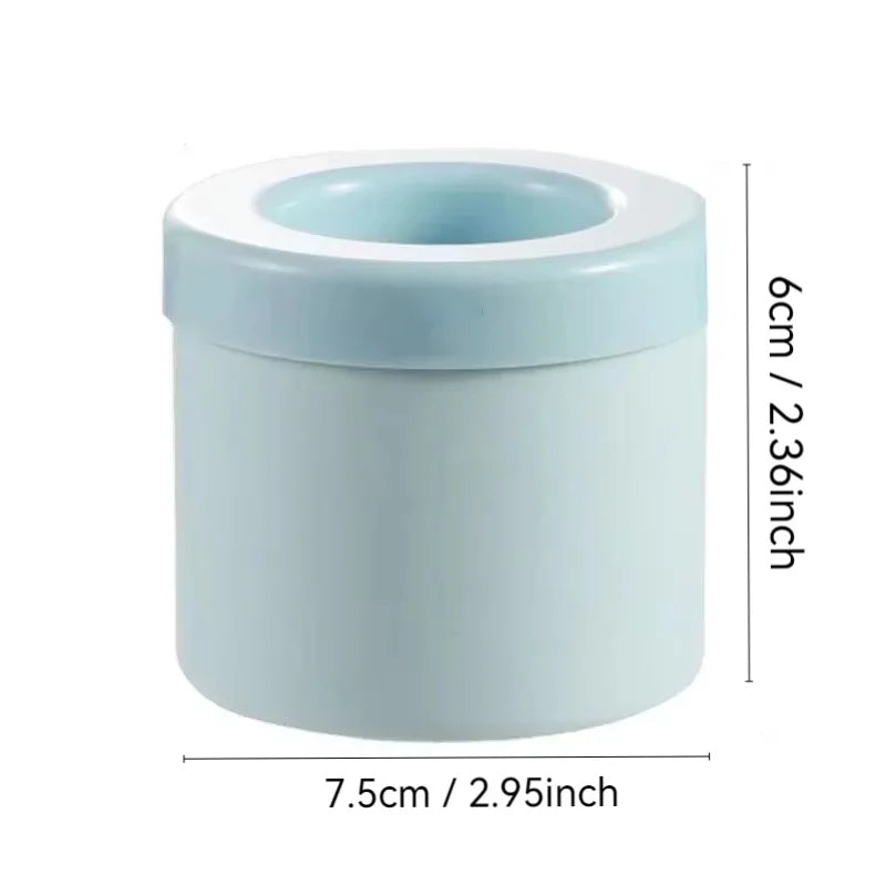 Molde Redondo de Silicona para Hielo