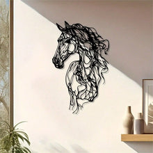 Metal Art Horse Wall Decor, Weather-Resistant Iron Wall Art for Garden, Patio, Indoor, Christmas Gift, Modern Home Decor