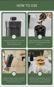 Molinillo Manual de Café 40 Ajustes