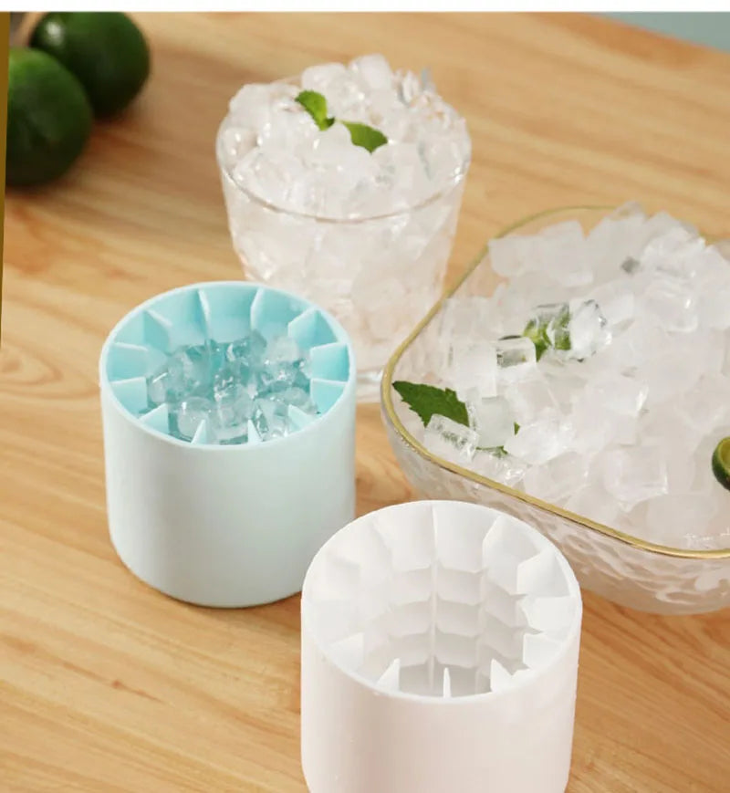 Molde Redondo de Silicona para Hielo