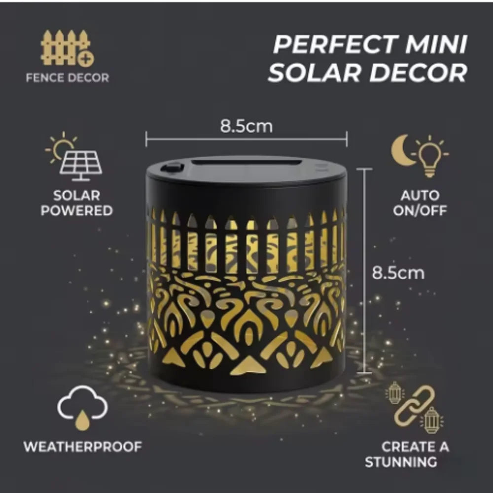 Aplique solar de pared para exterior - C