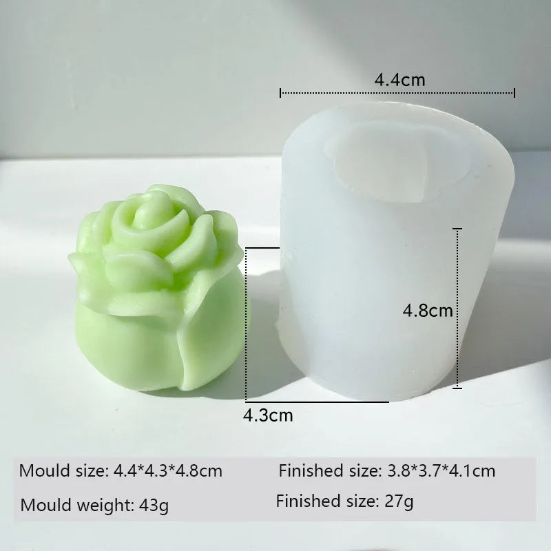 Molde de Silicona 3D para Velas y Jabones