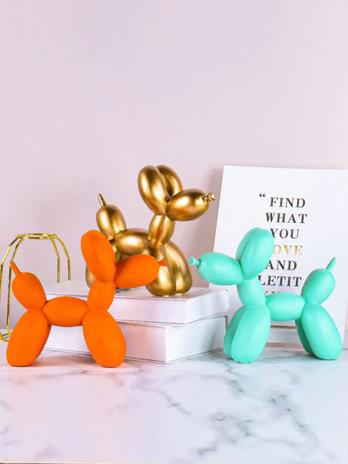 Balloon Dog de resina estilo nórdico
