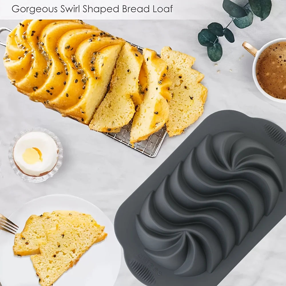 Molde Rectangular de Silicona para Budín y Pan