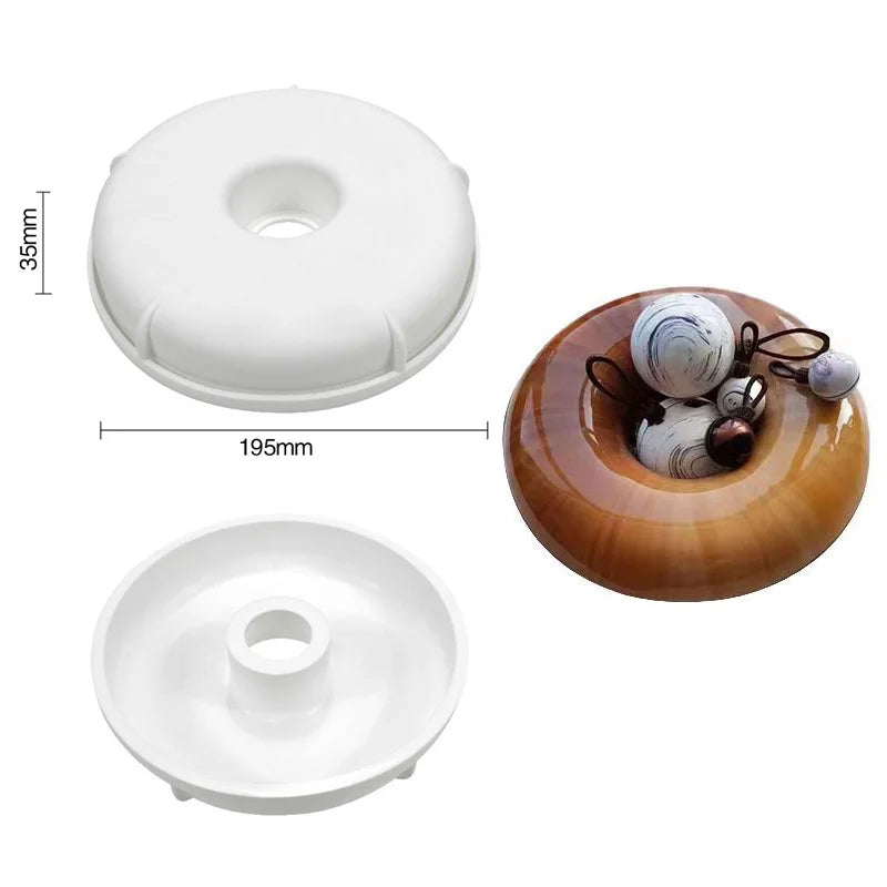 Molde de Silicona Geométrico para Mousse y Chocolate